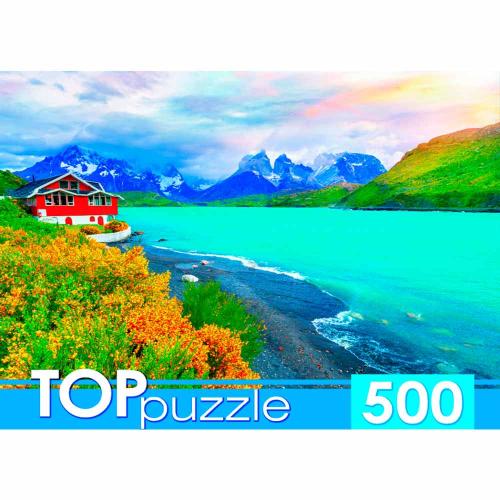 Пазлы Чили Патагония TOPpuzzle 500 элементов Рыжий кот ШТТП500-2709