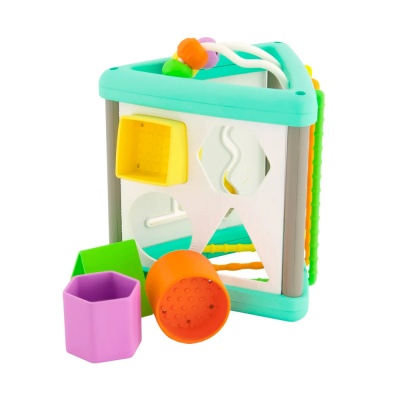 Развивающая игрушка бизикуб Сортер треугольник Infantino 315178 3