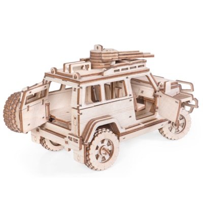 Конструктор из дерева Внедорожник Булат 168 деталей Lemmo 0158 3