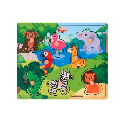 Деревянная игрушка Вкладыши Джунгли Mapacha 962010 4