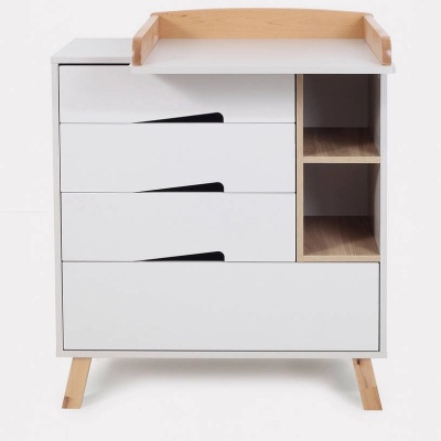 Комод пеленальный с органайзером Rant Lago Pro 800/4 Crystal Beige