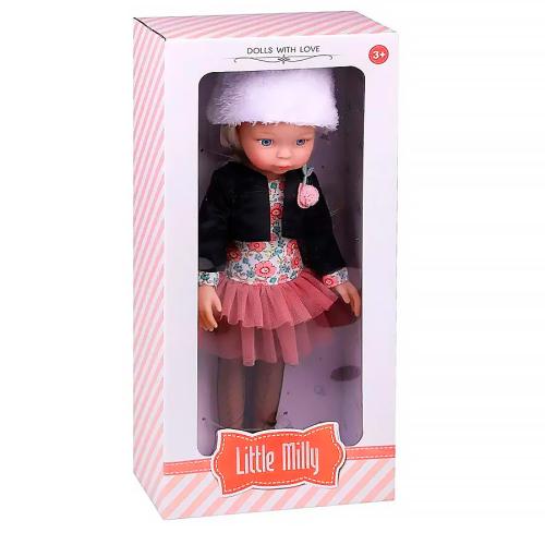 Кукла Little Milly в цветочном платье 33 см Наша игрушка 91016-N фото 5