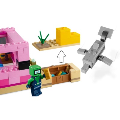 Конструктор Lego Minecraft 21247 Дом Аксолотля 04
