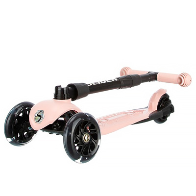 Самокат трехколесный складной светящиеся колеса Slider Stile1LP 3