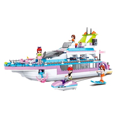 Конструктор Модные девчонки Яхта 480 деталей Ausini 24819 1