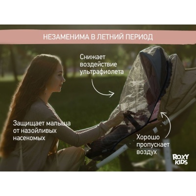 Сетка москитная универсальная Roxy-Kids RMN-004 серый 03