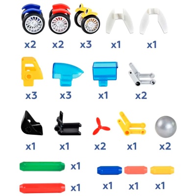 Магнитный конструктор Автомобили 30 деталей On time 45152 2