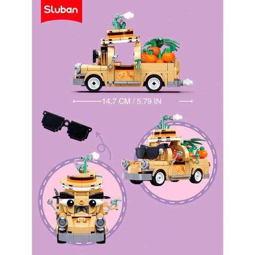 Конструктор Автомобиль с тыквами 292 детали Sluban M38- B1175//2 фото 3