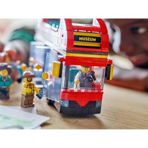 Конструктор Lego City 60407 Красный двухэтажный экскурсионный автобус фото 8
