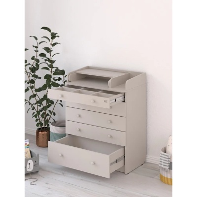 Комод пеленальный раскладной Атон Leo кашемир