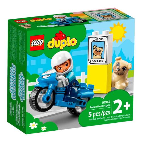 Конструктор Lego Duplo 10967 Полицейский мотоцикл фото 5