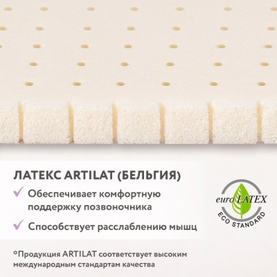 Матрас детский 119 x 60 x 9.5 см Plitex Комфорт Элит