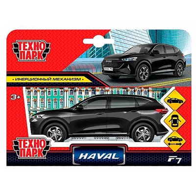 Машина металлическая инерционная Haval F7 12 см Технопарк F7-12-BK-WOD 4