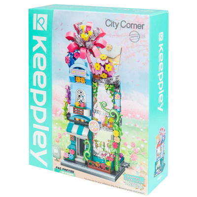 Конструктор Домик Цветочный 356 деталей Рыжий кот K28016Q 2