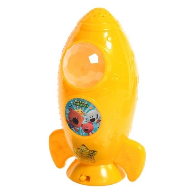 Развивающая игрушка Ракета с проектором Ми-ми-мишки Умка HT1030-R