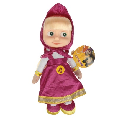 Мягкая озвученная игрушка Маша и Медведь Маша 29 см Мульти-Пульти V85833-29B0 04