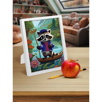 Алмазная мозаика Енот On time 45235 3