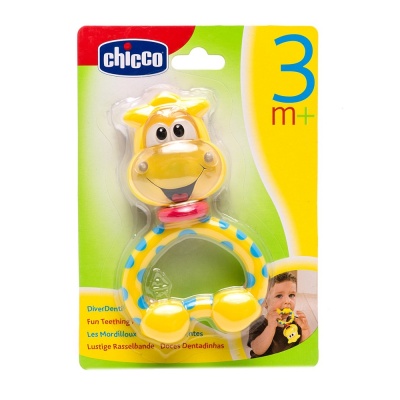 Погремушка с прорезывателем Жираф Chicco 61412