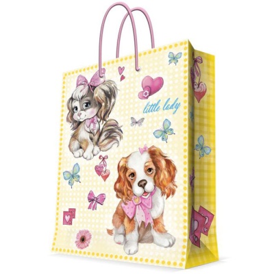 Бумажный пакет Щеночки 76538