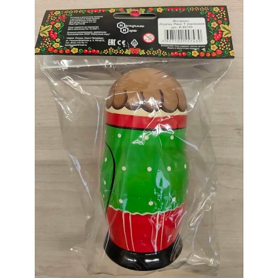 Матрешка Курочка Ряба 5 персонажей Нескучные игры 45/743 4