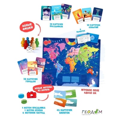 Настольная игра Год путешествий Геодом