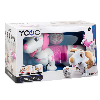Робот-собака YCOO Дэш Silverlit 88742 розовый 4