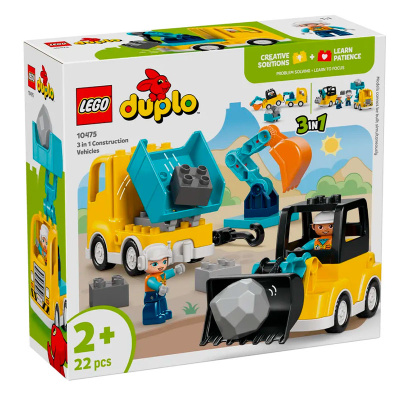 Конструктор Lego Duplo Строительная техника 10475 3в1 3