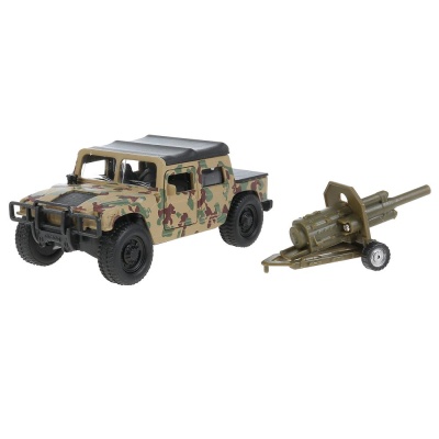 Игрушка Машина Hummer h1 с пушкой Технопарк SB-18-09-H1+CANNON-WB 11