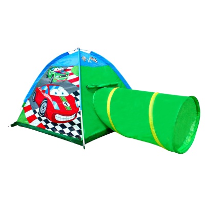 Палатка игровая с туннелем Машинки Рыжий Кот 8331 1