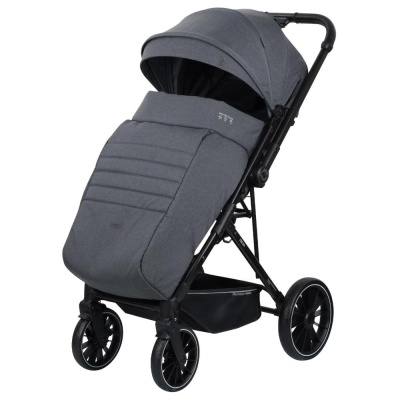 Детская прогулочная коляска Indigo Delta тёмно-серый 05