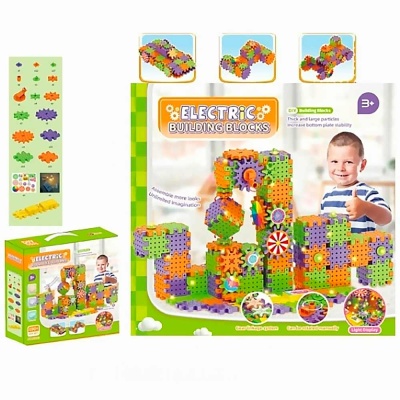 Конструктор Шестерёнки 190 деталей световые эффекты 3075673 2