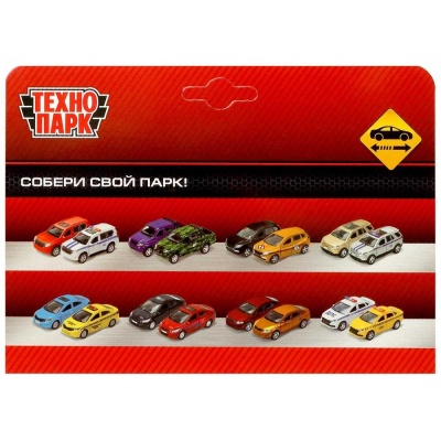 Металлическая машинка Спорткар Технопарк 2005C110-R 05