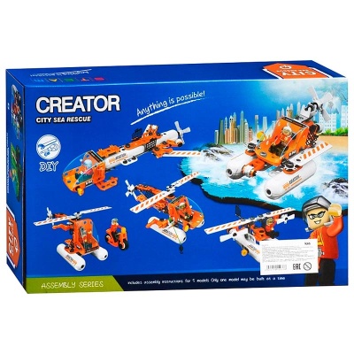 Конструктор Воздушный транспорт 78 деталей J-7787 2