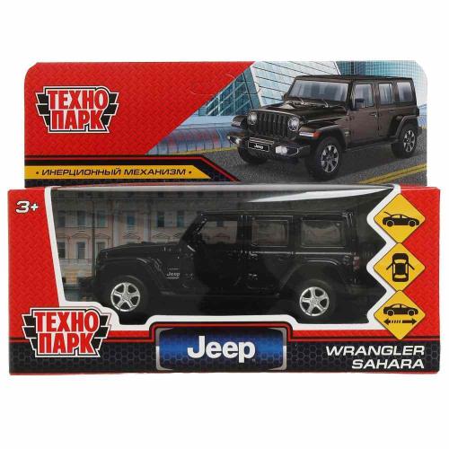 Коллекционная машинка Jeep Wrangler Sahara Технопарк SAHARA5D-12-BK фото 6