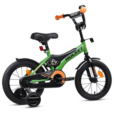 Велосипед двухколёсный 14 Rocket Phoenix 14.PHOENIX.GN.25 зелёный