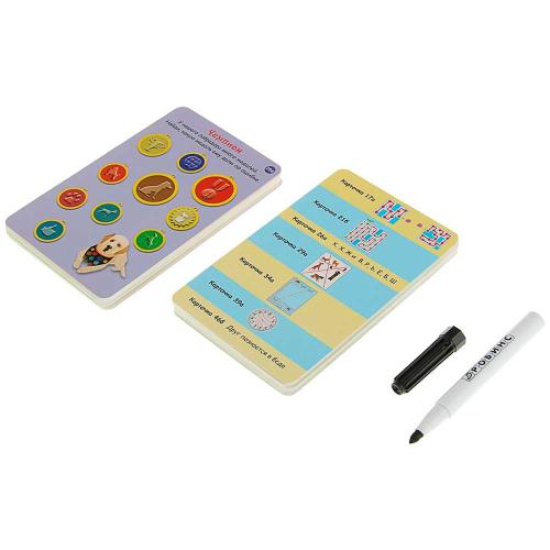 Настольная игра Асборн-карточки 100 игр на сообразительность Робинс