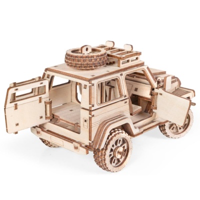 Конструктор из дерева Внедорожник Трикс 145 деталей Lemmo 0157 3