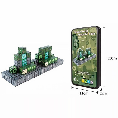 Конструктор Магнитный 32 кубика Zhorya ZY1829433 2