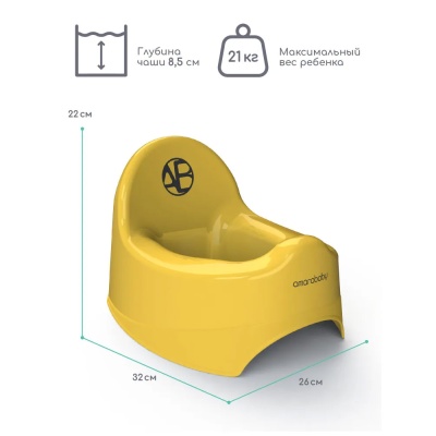 Горшок детский AmaroBaby Elect 3