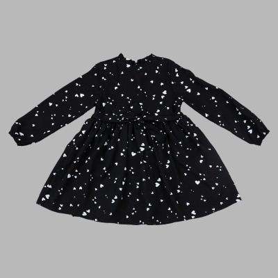 Платье Сердечки Чуди Кидс 604625Ц2-2 чёрный 02