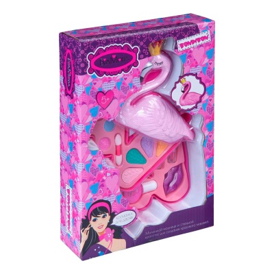 Набор детской косметики Eva Moda Косметичка-фламинго Bondibon ВВ4756 4