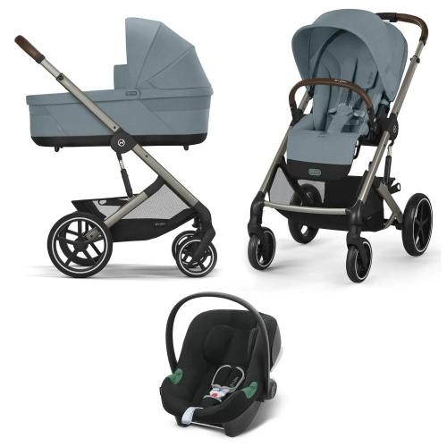 Коляска 3 в 1 Cybex Balios S Lux TPE Stormy Blue