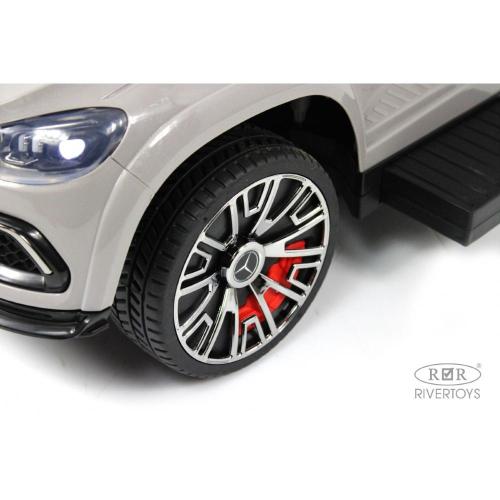 Детский толокар Mercedes-Benz G63 RiverToys Z003ZZ-A серый фото 11
