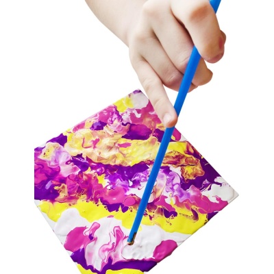 Набор для творчества Жидкий акрил №4 Розовый холст Десятое Королевство 04450 04