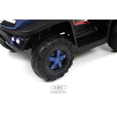 Детский электромобиль RiverToys G005GG синий