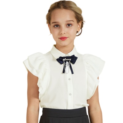Блузка школьная Deloras 63994CS молочная 03