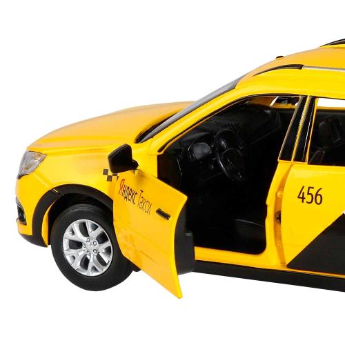 Машинка коллекционная Lada Granta Cross Яндекс Такси Автопанорама JB1251347 фото 4