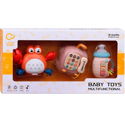 Набор развивающих игрушек Веселое детство 3 штуки LDJ228-61