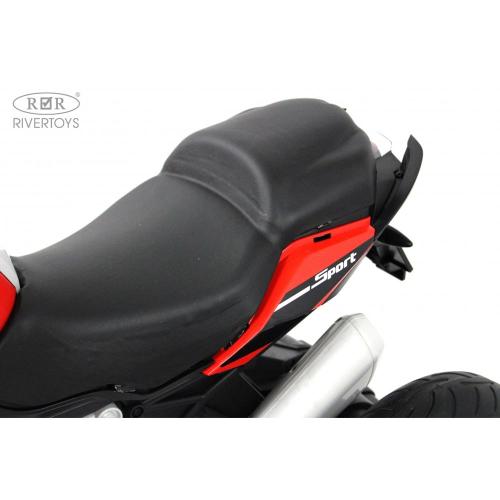 Электромотоцикл детский RiverToys Z333ZZ фото 13
