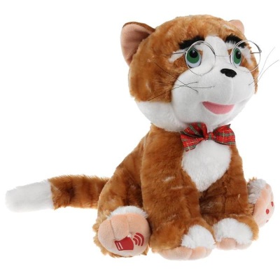 Мягкая озвученная игрушка Учёный кот Матвей 25 см Мульти-Пульти V62332-25 02